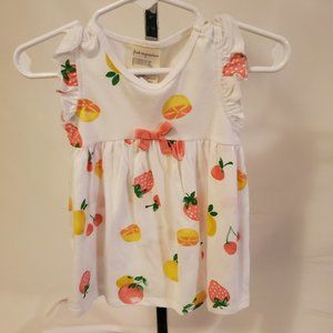 Tank Dress, Fruity w/bow 3-6 Month, First Impressions